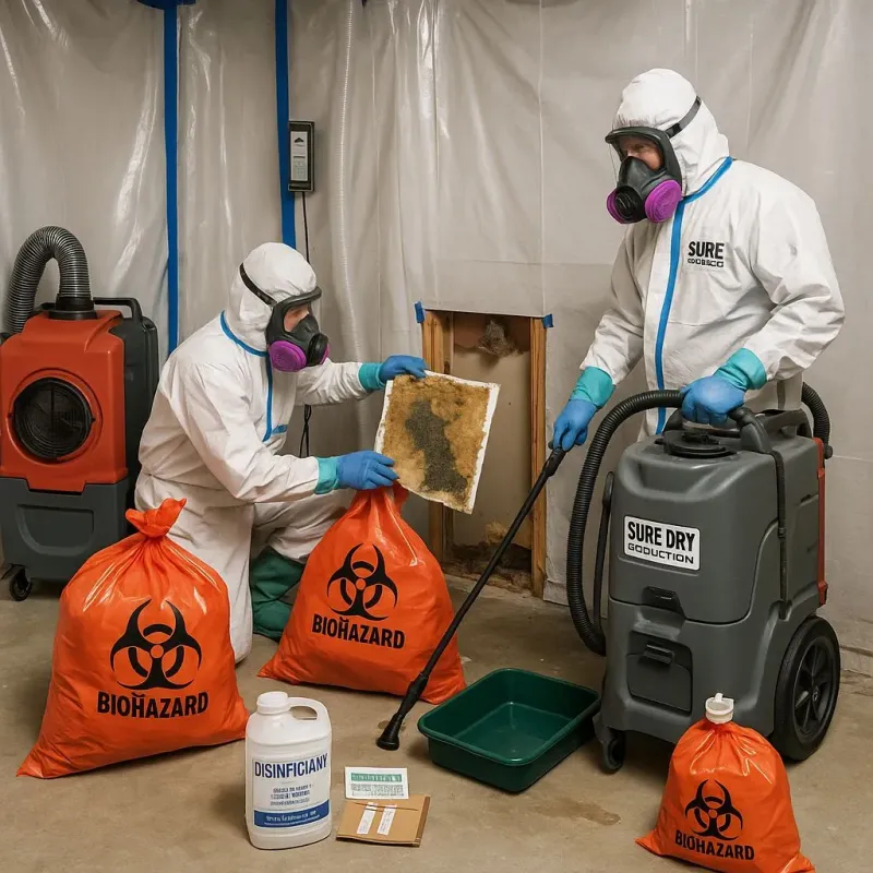 Contaminated Water Handling Protocols process in Little Elm, TX