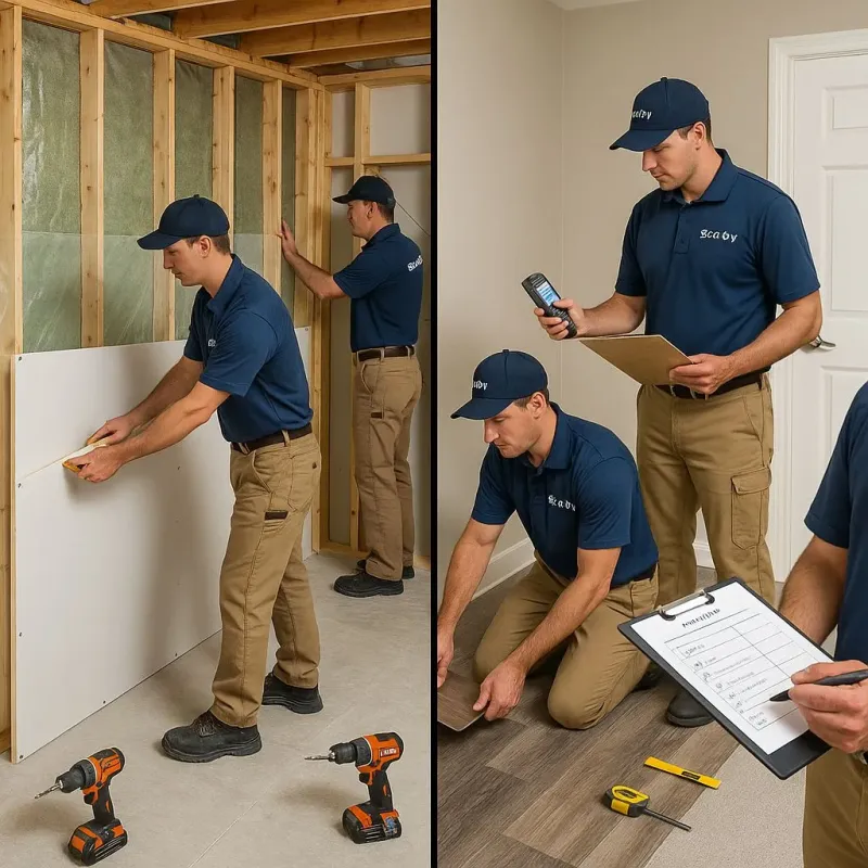 Repairs and Reconstruction process in Little Elm, TX