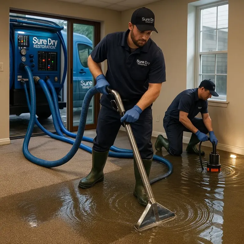 Water Extraction and Removal process in Little Elm, TX
